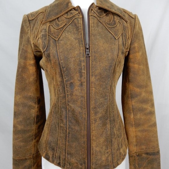 Guess Leather Jacket - Picture 2 of 5